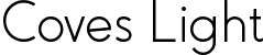 Coves Light font | Coves Light.otf