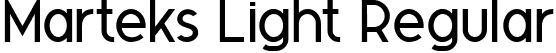 Marteks Light Regular font | Marteks-Light.ttf