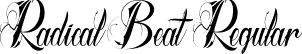 Radical Beat Regular font | Radical Beat.ttf