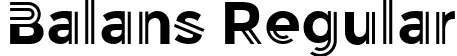 Balans Regular font | Balans-Normal.ttf