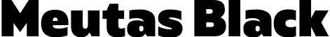 Meutas Black font | Meutas-Black.otf