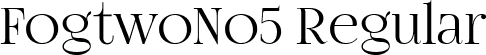 FogtwoNo5 Regular font | FogtwoNo5.ttf