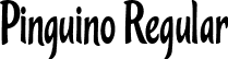 Pinguino Regular font | Pinguino.ttf