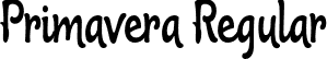 Primavera Regular font | Primavera.otf