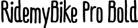 RidemyBike Pro Bold font | Latinotype - RidemyBike Pro Bold.otf