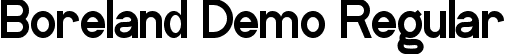 Boreland Demo Regular font | BorelandDemoRegular.ttf