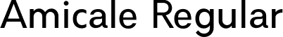 Amicale Regular font | Amicale-Regular.otf