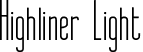 Highliner Light font | Highliner light.otf