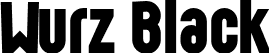 Wurz Black font | Wurz-black.otf