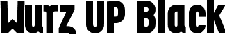 Wurz UP Black font | Wurz-UP-black.otf