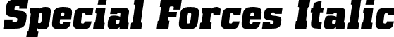 Special Forces Italic font | special forces it.otf