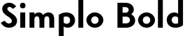 Simplo Bold font | Simplo-Bold.otf