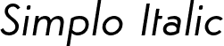 Simplo Italic font | Simplo-It.otf
