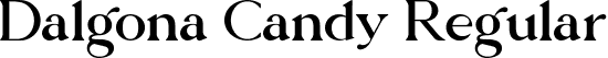 Dalgona Candy Regular font | Dalgona Candy 1.otf