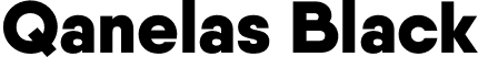 Qanelas Black font | Qanelas-Black.otf