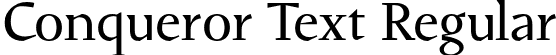 Conqueror Text Regular font | ConquerorText-Regular.otf