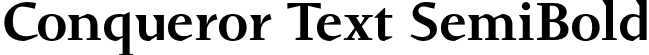 Conqueror Text SemiBold font | ConquerorText-SemiBold.otf