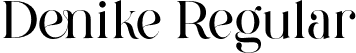 Denike Regular font | Denike-Regular.otf