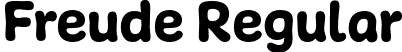 Freude Regular font | Freude.otf