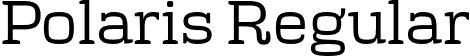 Polaris Regular font | Polaris.otf