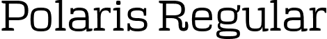 Polaris Regular font | Polaris.ttf