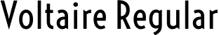 Voltaire Regular font | Voltaire-Regular.ttf