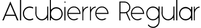 Alcubierre Regular font | Alcubierre.otf