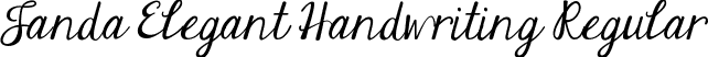 Janda Elegant Handwriting Regular font | JandaElegantHandwriting.ttf