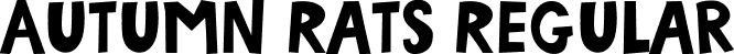 Autumn Rats Regular font | Autumn Rats.ttf