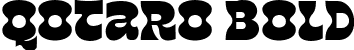 Qotaro Bold font | qotarobold-7bggd.ttf