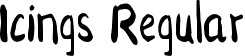 Icings Regular font | IcingsRegular.ttf