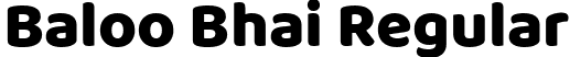 Baloo Bhai Regular font | BalooBhai-Regular.ttf