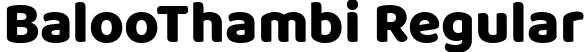 BalooThambi Regular font | BalooThambi-Regular.ttf