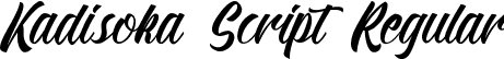 Kadisoka Script Regular font | Kadisoka Script.ttf