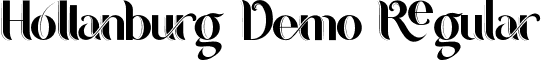 Hollanburg Demo Regular font | HollanburgDemo-owO9B.ttf