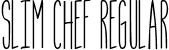 Slim Chef Regular font | Slim Chef -personal use.ttf