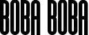 Boba Boba font | Boba.otf