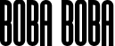 Boba Boba font | Boba.ttf