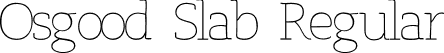 Osgood Slab Regular font | OsgoodSlab-Regular.otf