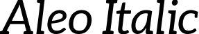 Aleo Italic font | aleo-italic-webfont.ttf