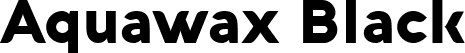 Aquawax Black font | Aquawax Black-trial.ttf