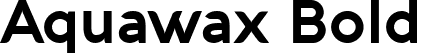 Aquawax Bold font | Aquawax Bold-trial.ttf