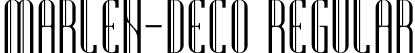 Marlen-Deco Regular font | Marlen-Deco.otf