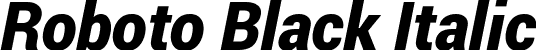 Roboto Black Italic font | Roboto-BlackItalic.ttf