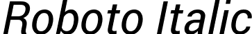 Roboto Italic font | Roboto-Italic.ttf