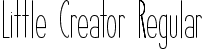 Little Creator Regular font | Little Creator.ttf