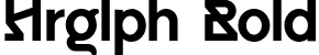 Hrglph Bold font | HrglphALTBold.otf