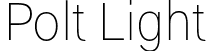 Polt Light font | Polt-Light.otf