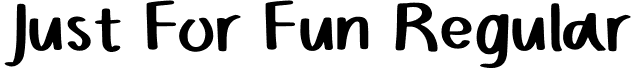 Just For Fun Regular font | JustForFun-Regular.otf