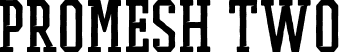 PROMESH Two font | PROMESH-Two.ttf